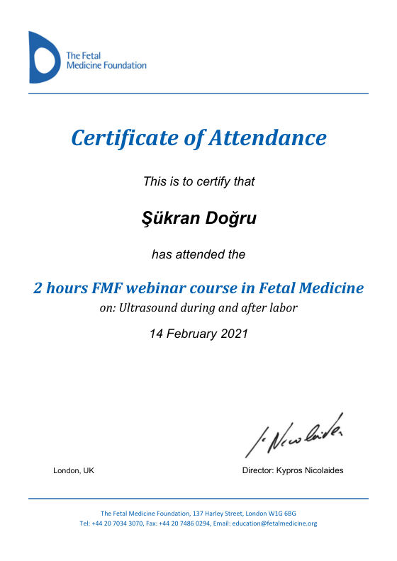 Doğum Sırası ve Sonrası Ultrason
