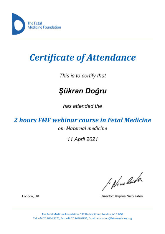 Maternal Tıp